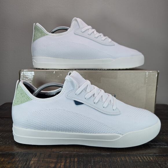 Vessi Weekend Sneaker Mens Size 12 Waterproof Shoes White Lotus Green main image 12